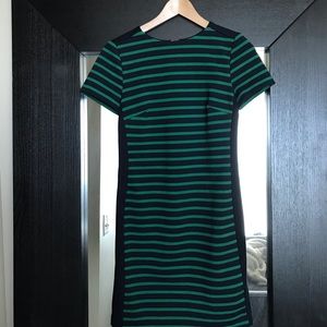 Michael Kors Dress (Navy and Green Stripes)